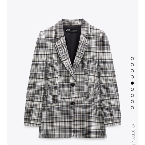 Zara Jackets & Blazers - ZARA Tailored Plaid Blazer NWT sz XS